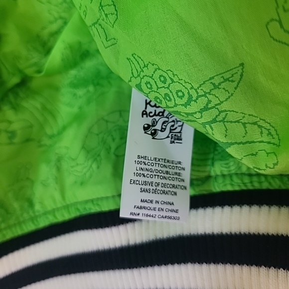 NEW Killer Acid Men's Tangled Web Baseball Jacket Sz M NWT - Picture 7 of 7